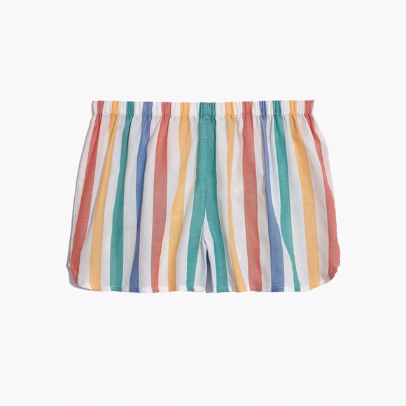 RESERVED - Madewell Striped Bedtime Pajama Shorts - Picture 4 of 7